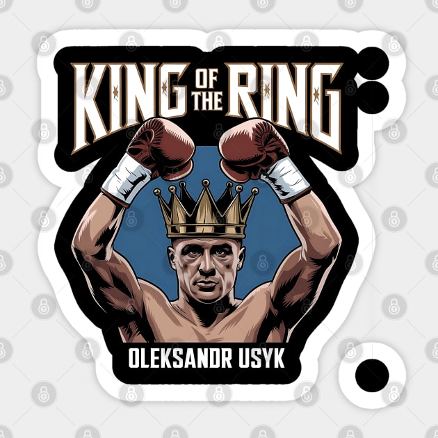 King of the Ring - Oleksandr Usyk Sticker by Mara Bun